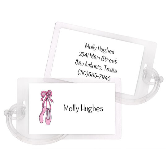 Ballerina ID Luggage Tags